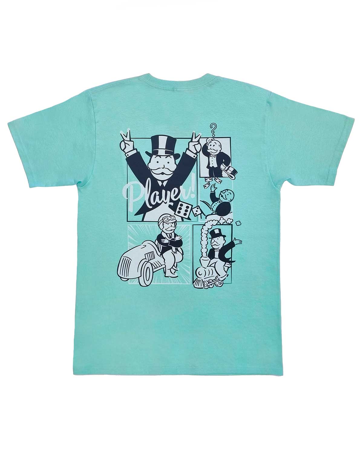 PLAYERA VERDE MENTA MONOPOLY MONEY TALKS MEDIANA - Image 2