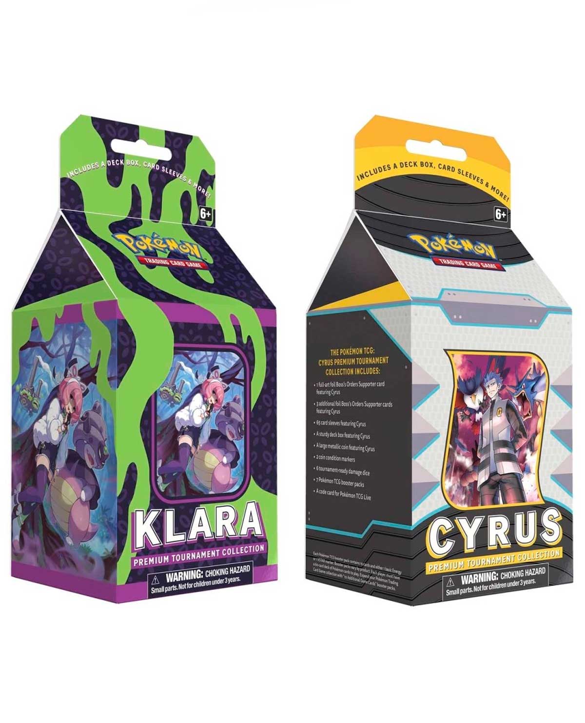POKEMON TRADING CARD GAME CYRUS KLARA PREMIUM TOURNAMENT COLLECTION