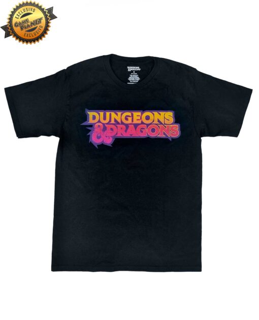 PLAYERA NEGRA DUNGEONS AND DRAGONS RED DRAGON  GRANDE