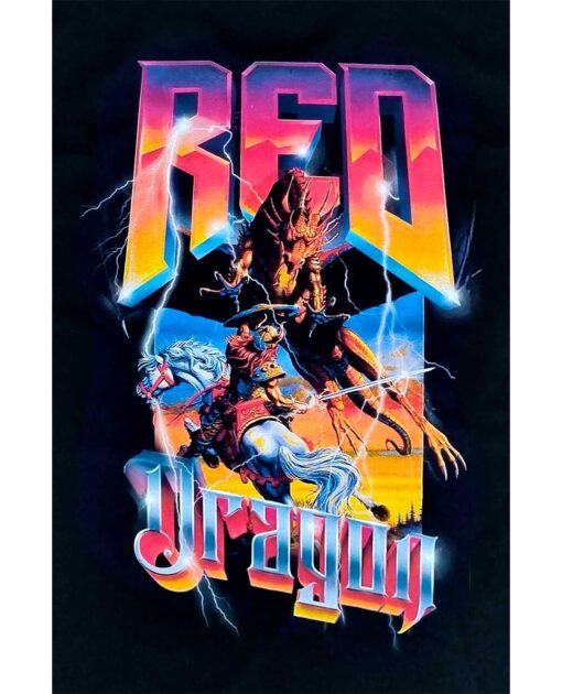 PLAYERA NEGRA DUNGEONS AND DRAGONS RED DRAGON  GRANDE - Image 3