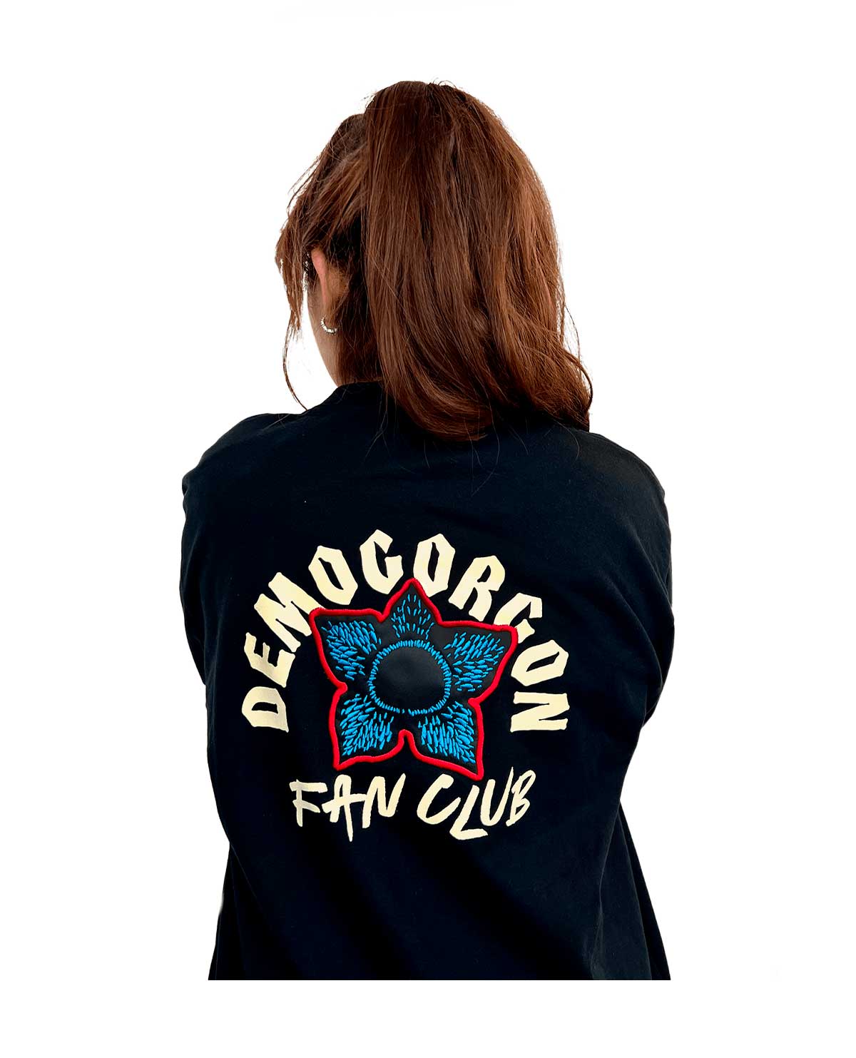 SWEATSHIRT NEGRA DEMOGORGON FAN CLUB MEDIANA - Image 4