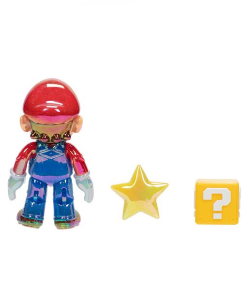 FIGURA NINTENDO 4 PULGADAS STAR POWER MARIO WITH STAR - Image 2