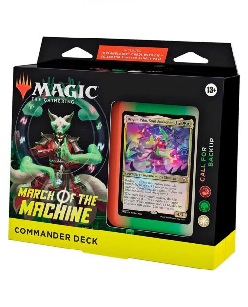 MAGIC THE GATHERING TRADING CARD GAME MARCH OF THE MACHINE CALL FOR BACKUP COMMANDER DECK