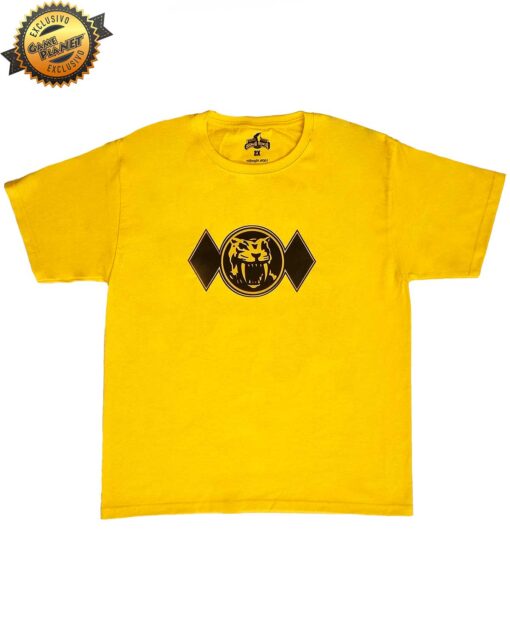 PLAYERA SE UN POWER RANGER AMARILLO GRANDE