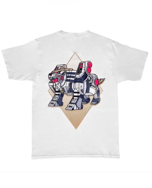 PLAYERA SE UN POWER RANGER BLANCO CHICA - Image 2