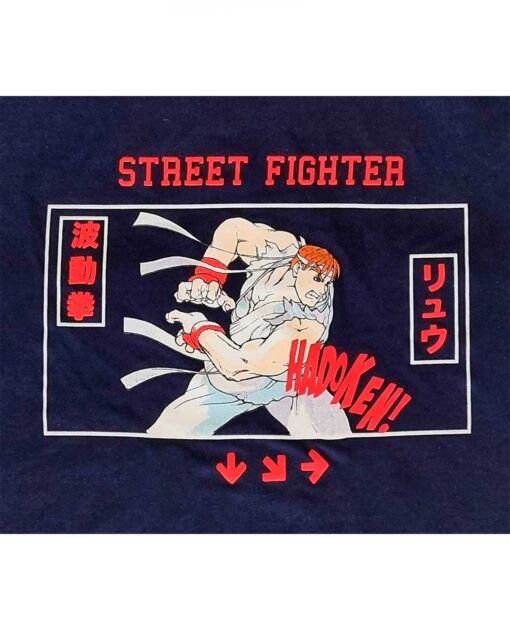 PLAYERA AZUL STREET FIGHTER RYU GRANDE - Image 3