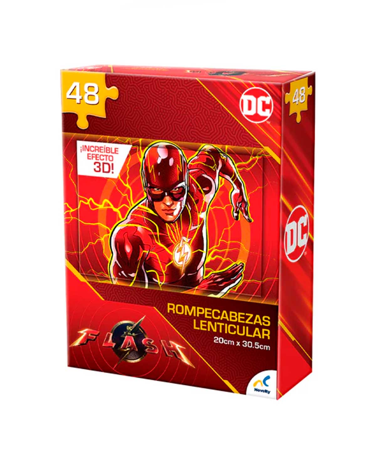 ROMPECABEZAS LENTICULAR THE FLASH 48 PIEZAS
