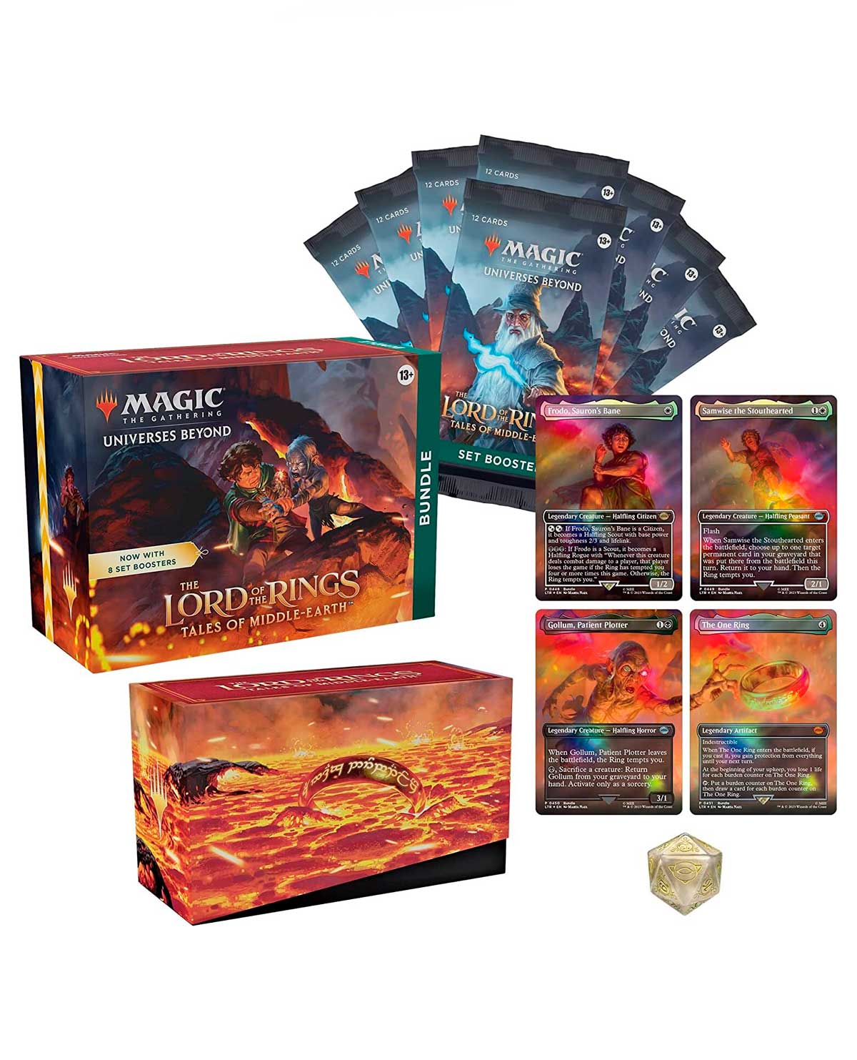 MAGIC THE GATHERING TRADING CARD GAME LORD OF THE RINGS BUNDLE - Image 2