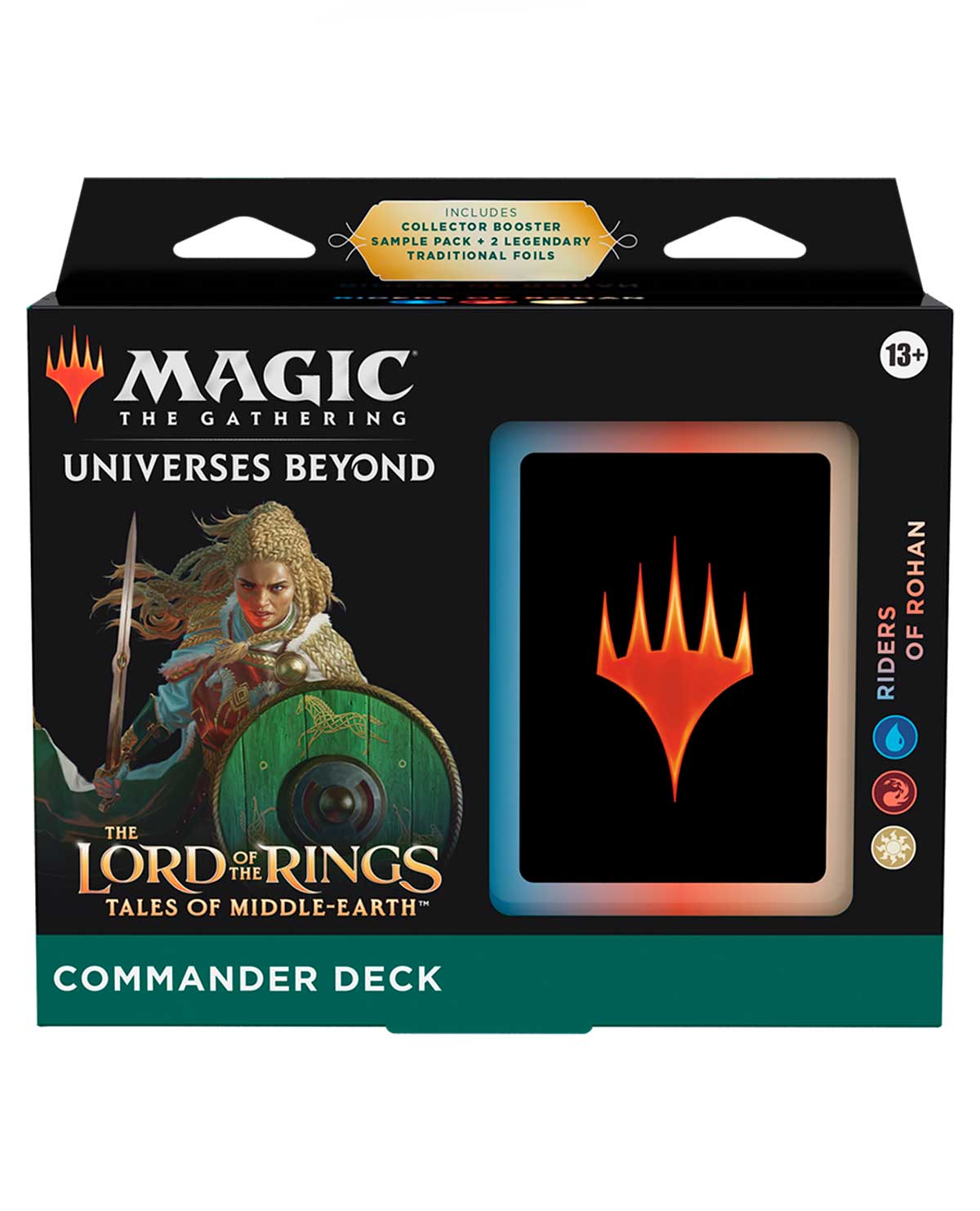 MAGIC THE GATHERING TRADING CARD GAME LORD OF THE RINGS COMMANDER DECK RIDERS OF ROHAN