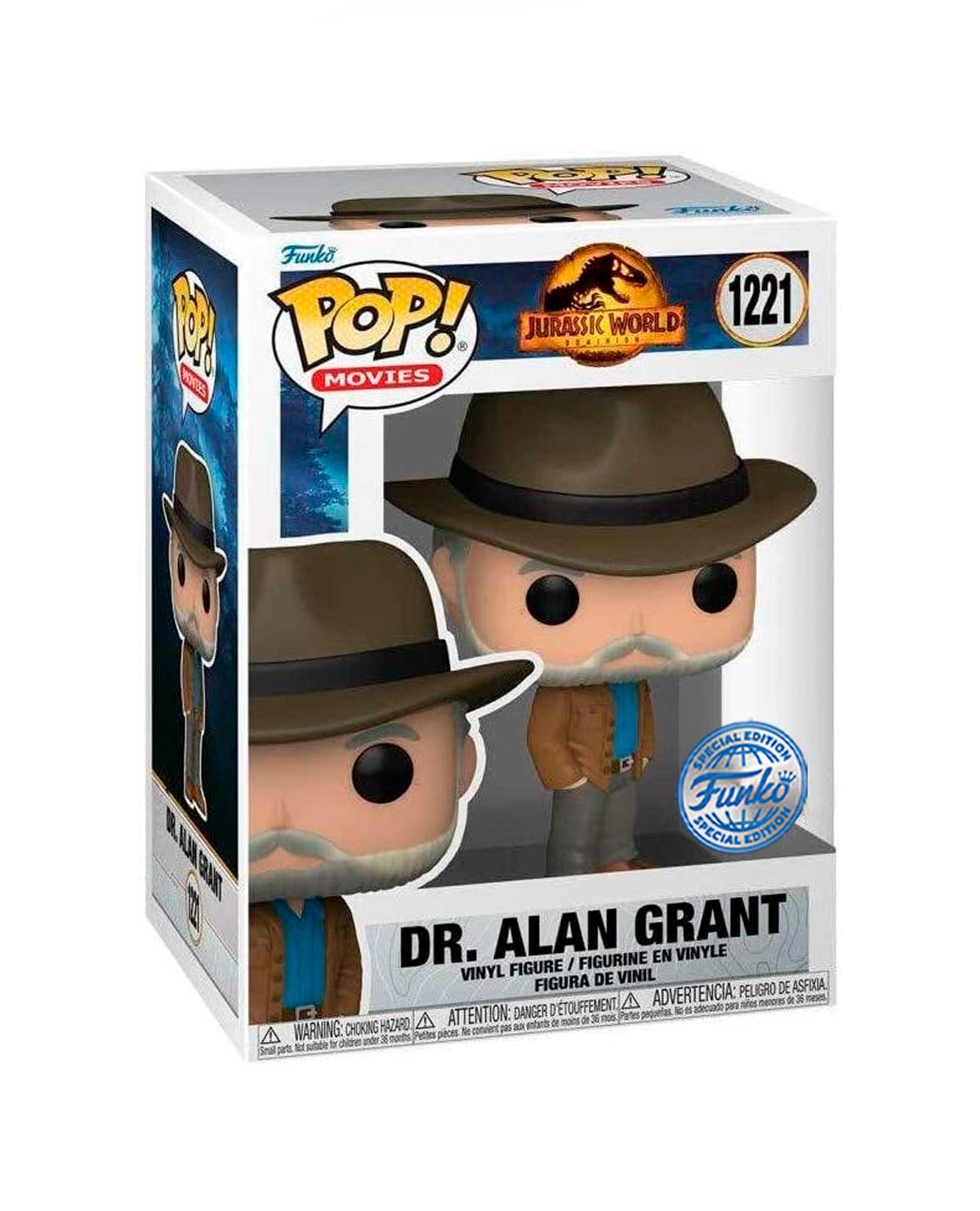 FIGURA POP MOVIES JURASSIC WORLD DOMINION DR ALAN GRANT - Image 2