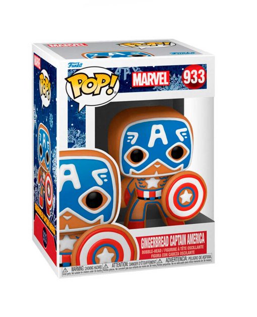 FIGURA POP MARVEL HOLIDAY CAPTAIN AMERICA - Image 2