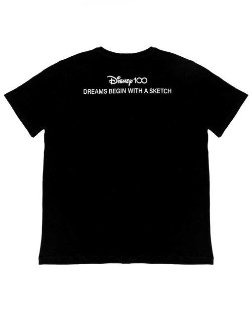 PLAYERA NEGRA DISNEY 100 DREAMS BEGIN WITH A SKETCH EXTRA CHICA - Image 2