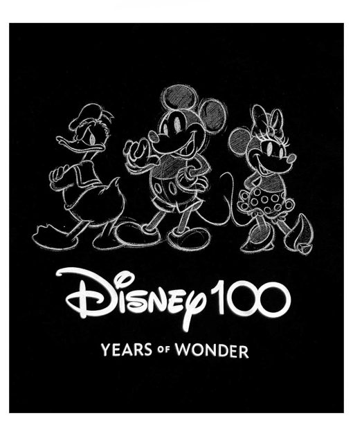 SUDADERA NEGRA DISNEY 100 YEARS OF WONDER GRANDE - Image 3