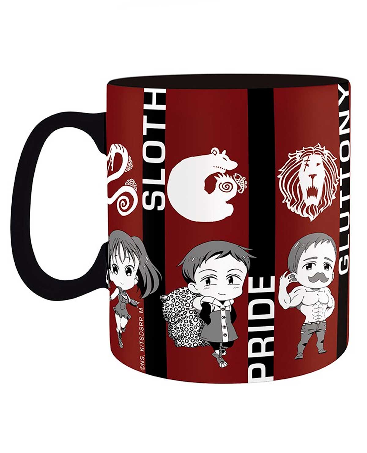 TAZA DE CERAMICA ABYSTYLE THE SEVEN DEADLY SINS CHIBI SINS - Image 2