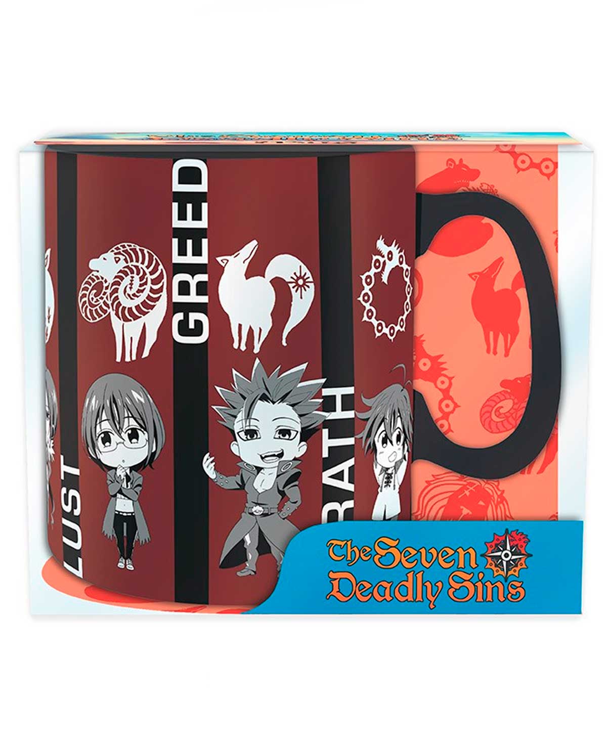 TAZA DE CERAMICA ABYSTYLE THE SEVEN DEADLY SINS CHIBI SINS - Image 3