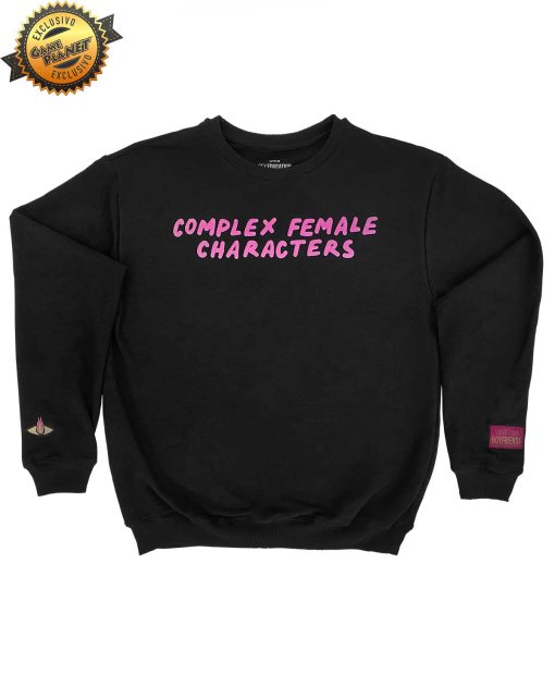 SUDADERA NEGRA SEX EDUCATION COMPLEX FEMALE CHARACTERS EXTRA CHICA