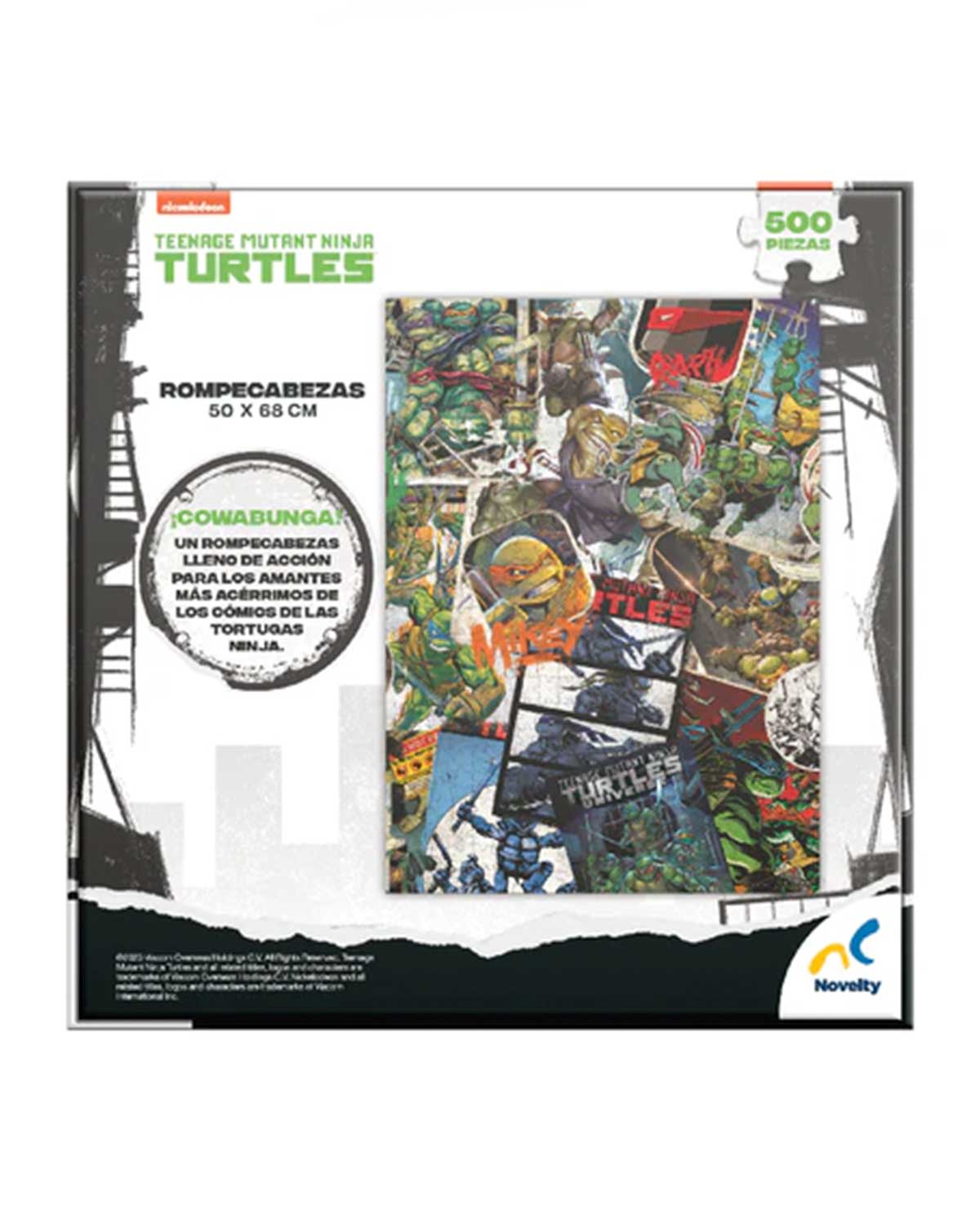 ROMPECABEZAS COLECCIONABLE TORTUGAS NINJA 500 PIEZAS CAJA CARTON - Image 2