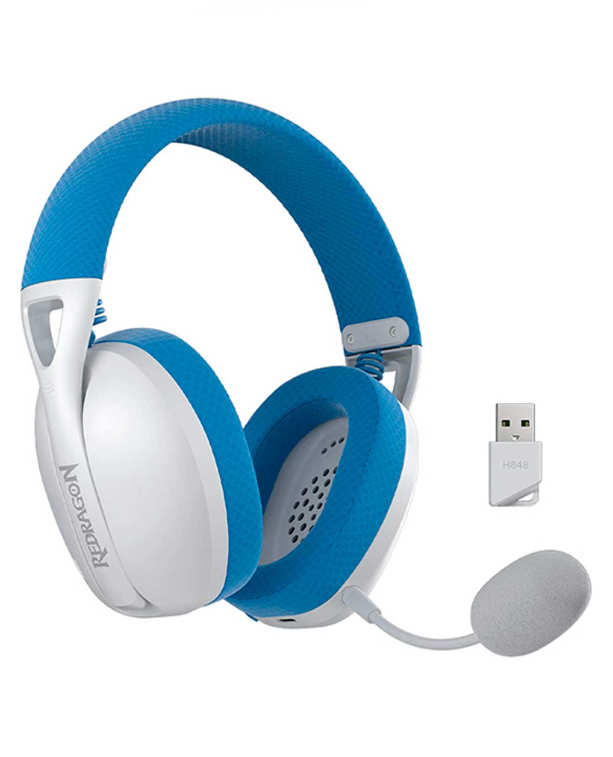 HEADSET INALAMBRICO REDRAGON IRE BLANCO AZUL MOBILE LEGENDS