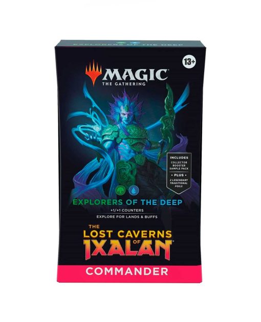 MAGIC THE GATHERING TRADING CARD GAMETHE LOST CAVERNS OF IXALAN COMMANDER DECK EXPLORERS OF THE DEEP INGLES - Image 2