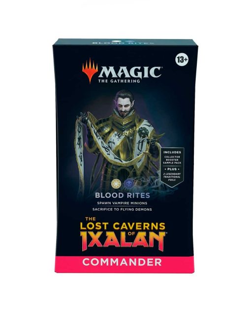 MAGIC THE GATHERING TRADING CARD GAME THE LOST CAVERNS OF IXALAN COMMANDER DECK BLOOD RITES INGLES - Image 2