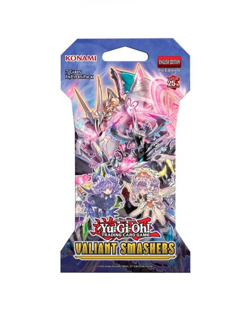 YU GI OH TRADING CARD GAME VALIANT SMASHERS SLEEVED BOOSTER