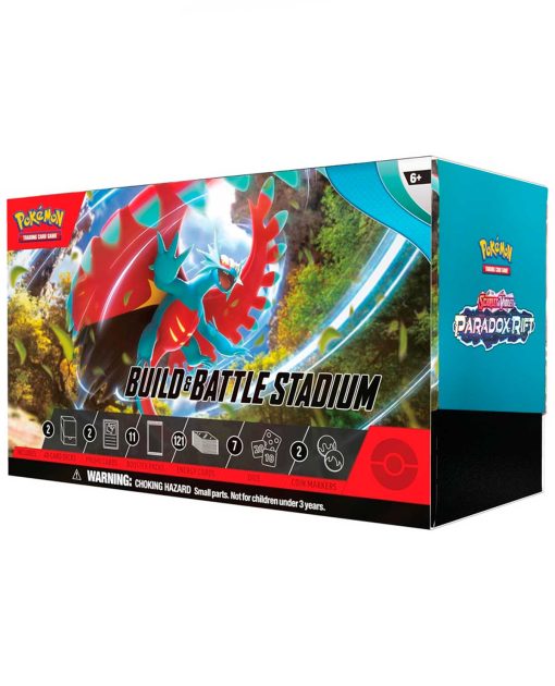 POKEMON TRADING CARD GAME SCARLET AND VIOLET PARADOX RIFT BUILD AND BATTLE STADIUM
