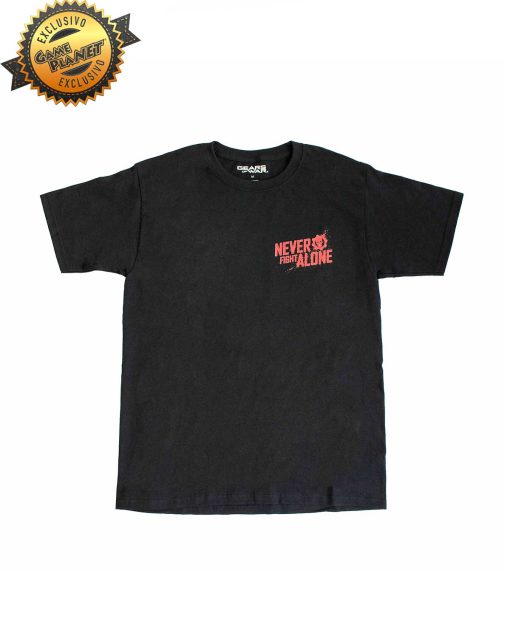 PLAYERA NEVER FIGHT ALONE GOW CHICA