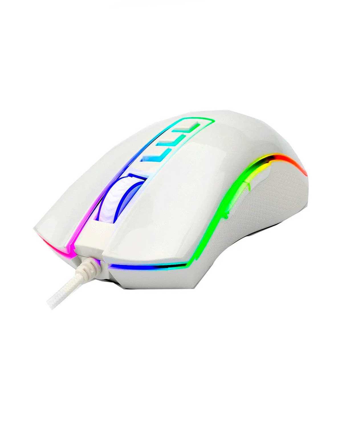 MOUSE GAMER ALAMBRICO REDRAGON COBRA BLANCO RGB - Image 2