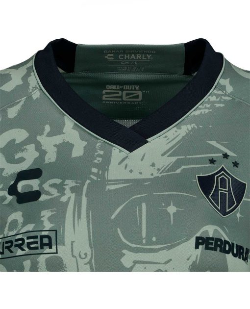 JERSEY ALTERNATIVO OFICIAL CON ESCUDO ATLAS EDICION COD DAMA EXTRA CHICA - Image 3