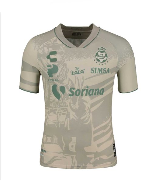 JERSEY ALTERNATIVO OFICIAL CON ESCUDO SANTOS EDICION COD MEDIANA