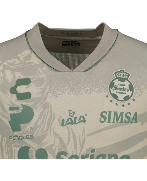 JERSEY ALTERNATIVO OFICIAL CON ESCUDO SANTOS EDICION COD MEDIANA - Image 3