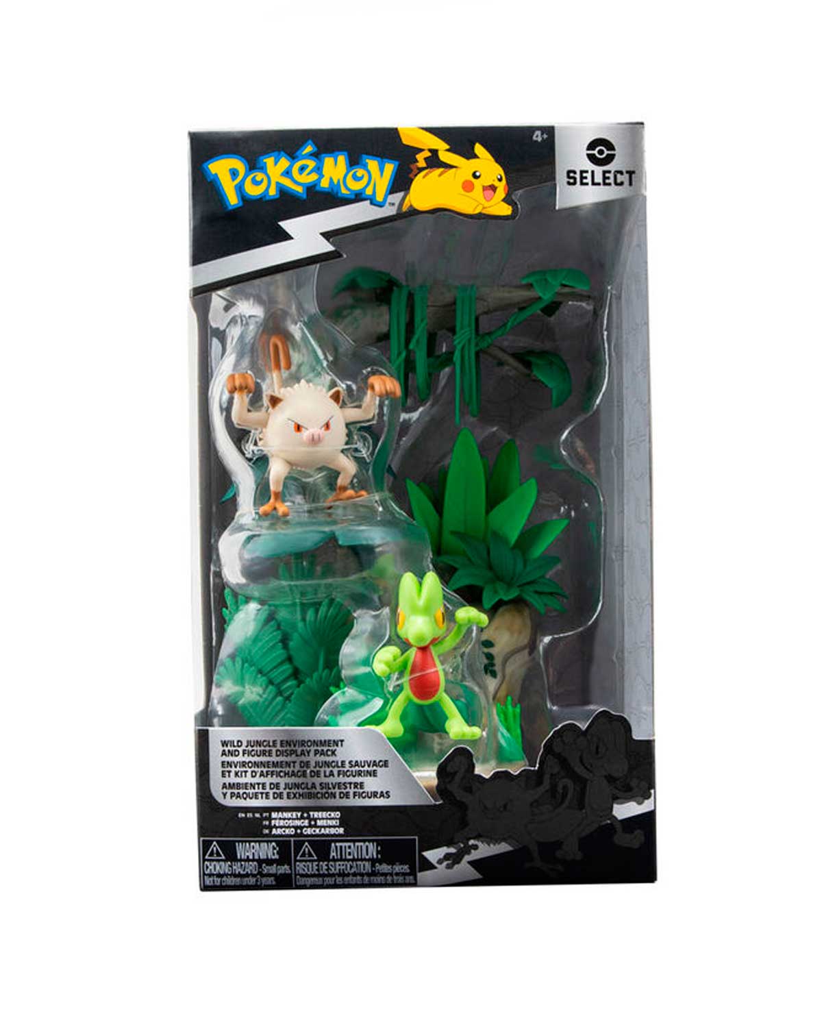 FIGURA POKEMON ENVIRONMENT FIGURE MANKEY TREECKO - Image 2