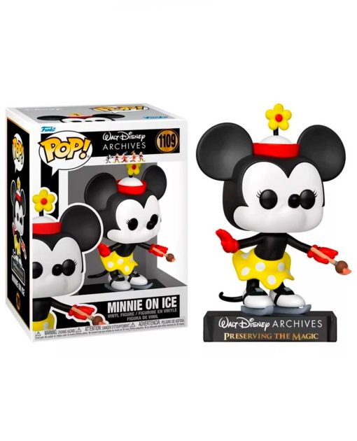 FIGURA POP DISNEY MINNIE MOUSE SOBRE HIELO - Image 3