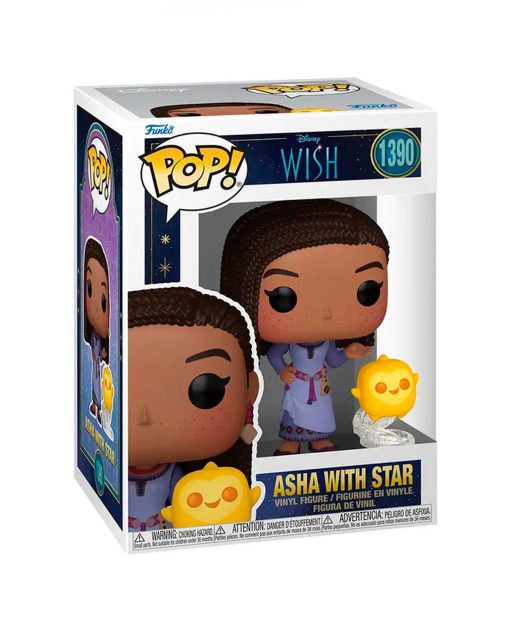 FIGURA POP DISNEY WISH ASHA CON STAR - Image 2