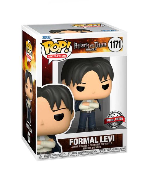 FIGURA POP ATTACK ON TITAN LEVI FORMAL EXCLUSIVO - Image 2