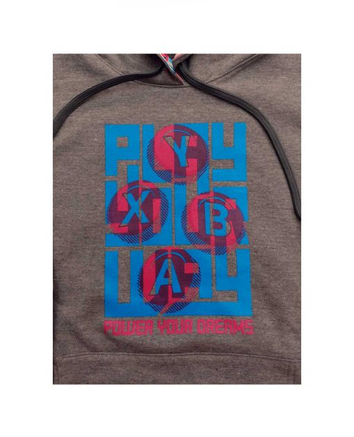 SUDADERA GRIS XBOX PLAY YOUR WAY GRANDE - Image 3