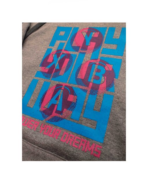 SUDADERA GRIS XBOX PLAY YOUR WAY GRANDE - Image 4