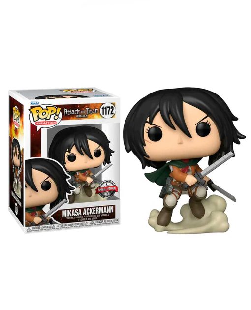 FIGURA POP ATTACK ON TITAN MIKASA ACKERMAN EXCLUSIVO - Image 3