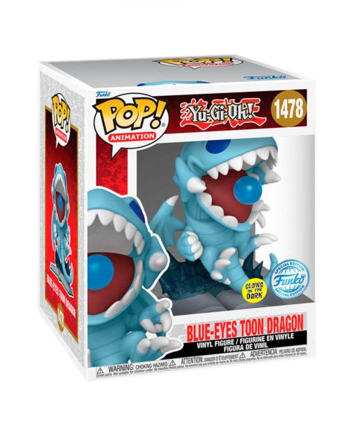 FIGURA POP YU GI OH DRAGON BLANCO DE OJOS AZULES TOON GLOW 6 PULGADAS - Image 3