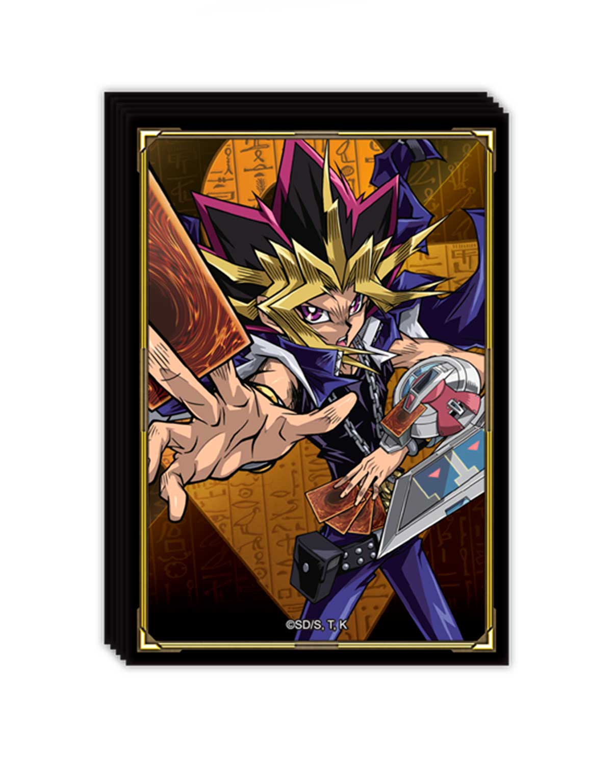 YU GI OH TRADING CARD GAME YUGI AND KAIBA QUARTER CENTURY CARD SLEEVES - Image 2