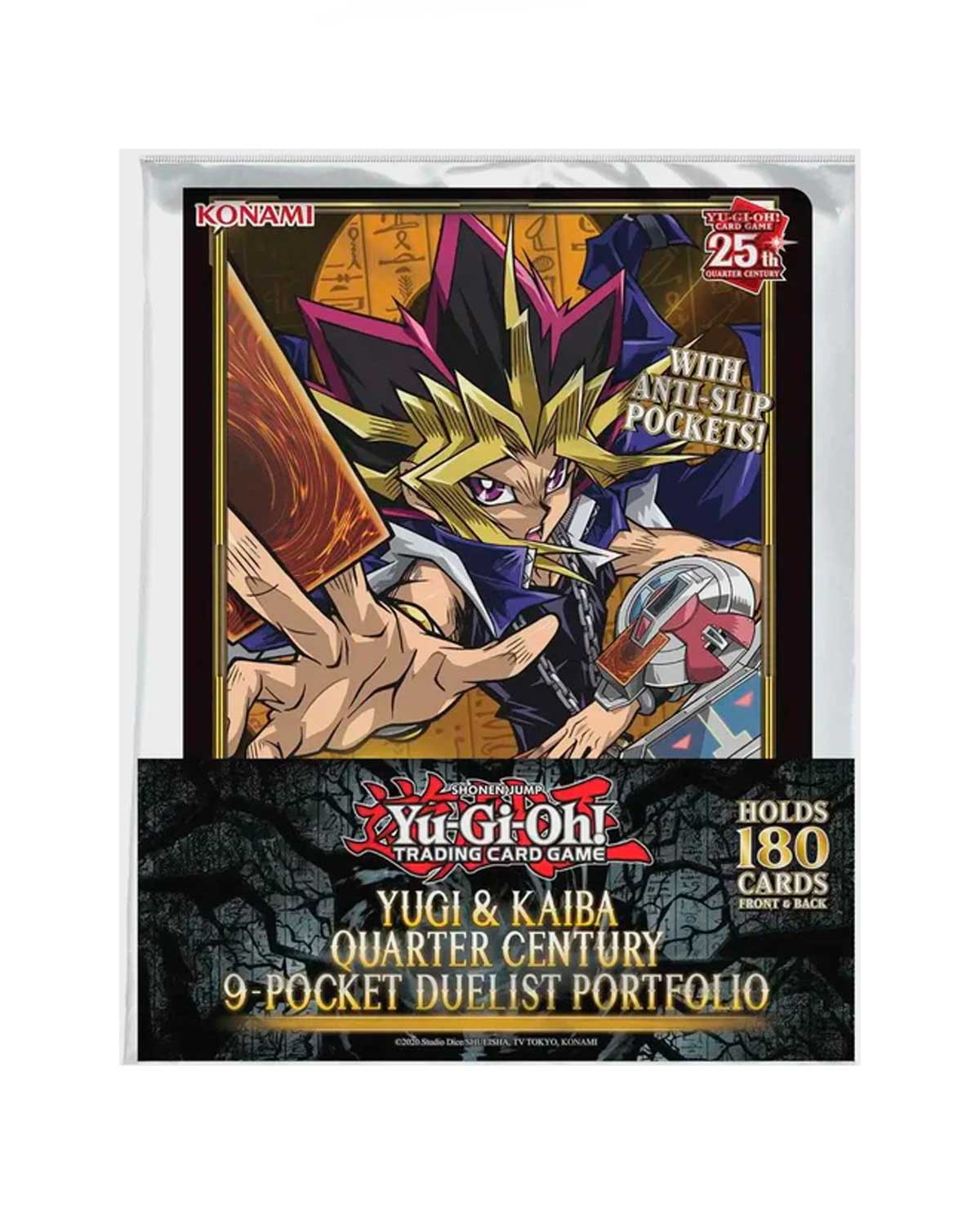 YU GI OH TRADING CARD GAME YUGI AND KAIBA QUARTER CENTURY 9 POCKET PORTFOLIO - Image 3