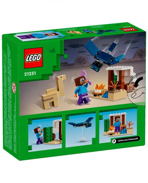SET DE LEGO MINECRAFT LA EXPEDICION DE STEVE AL DESIERTO