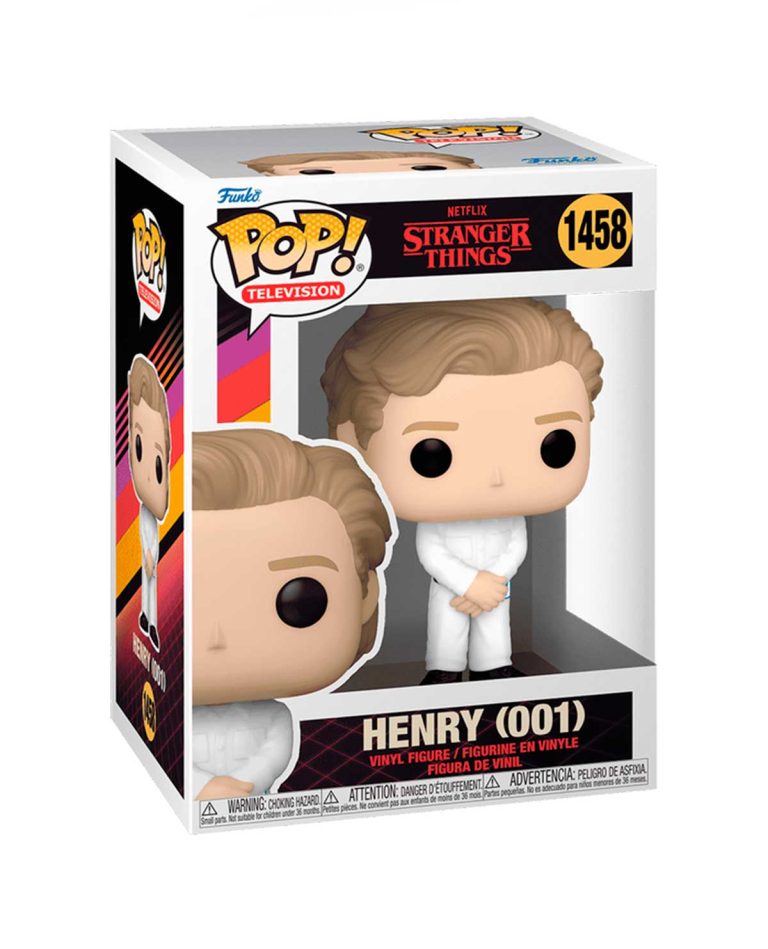 POP TELEVISION VINYL FIGURE 1458 - STRANGER THINGS - HENRY 001 9 CM