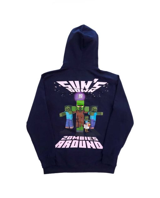 SUDADERA AZUL MINECRAFT ZOMBIES GRANDE - Image 2