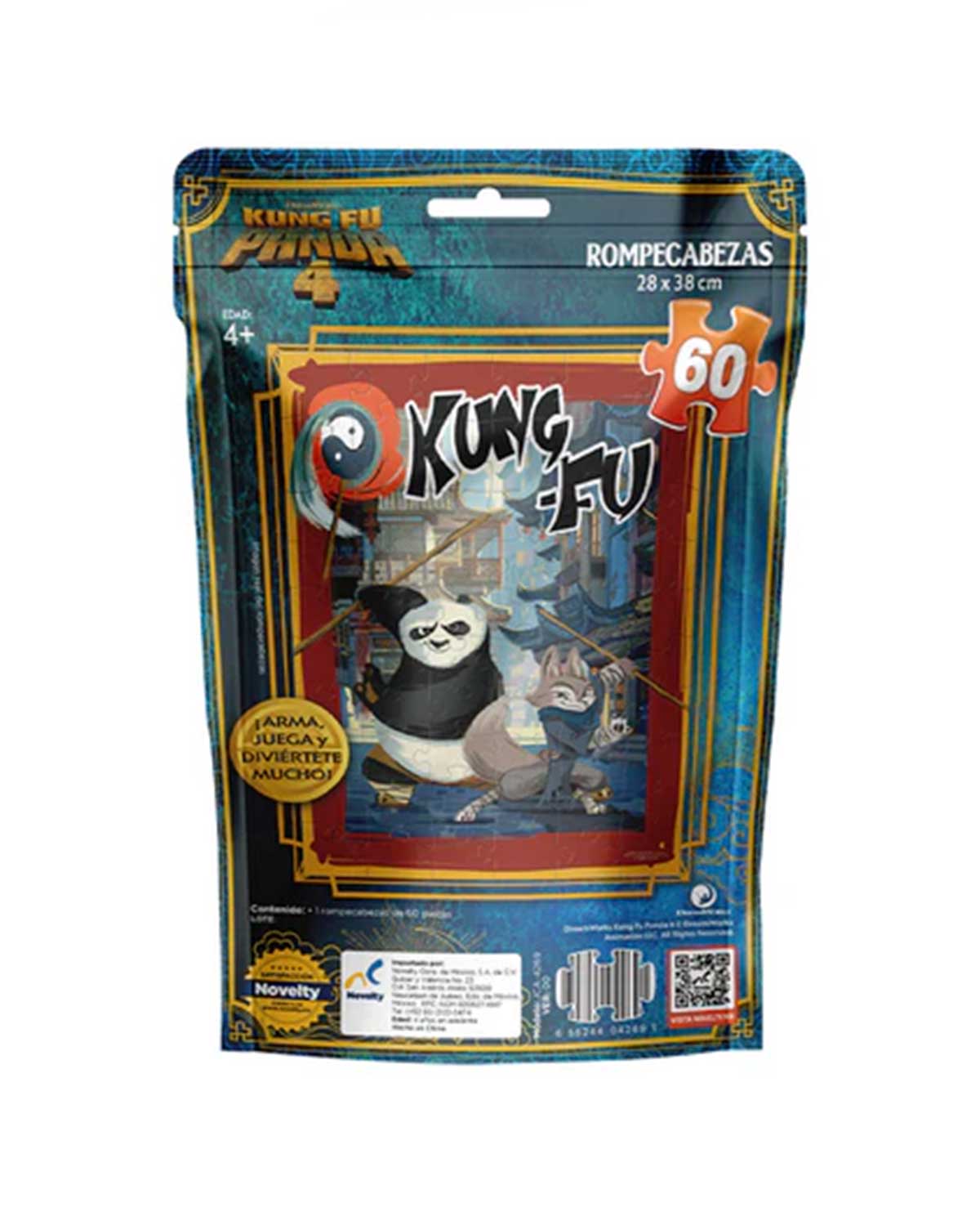 ROMPECABEZAS BOLSA FOIL KUNG FU PANDA 4 - Image 2