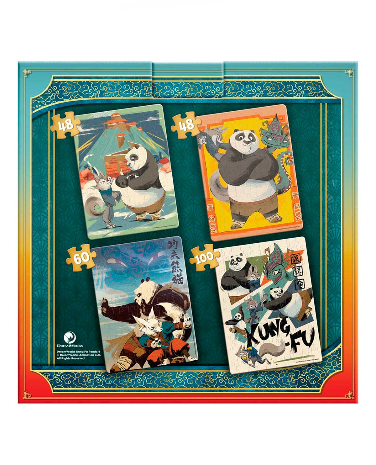 ROMPECABEZAS 4 EN 1 KUNG FU PANDA 4 - Image 2