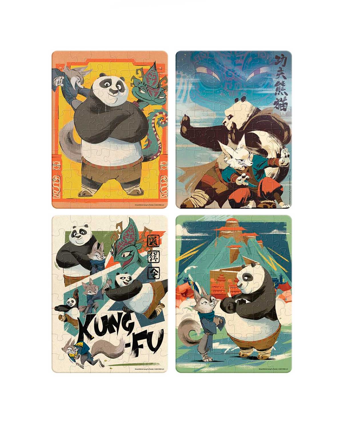 ROMPECABEZAS 4 EN 1 KUNG FU PANDA 4 - Image 3