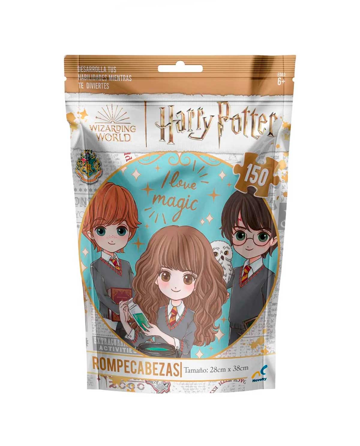 ROMPECABEZAS BOLSA FOIL HARRY POTTER 150 PIEZAS