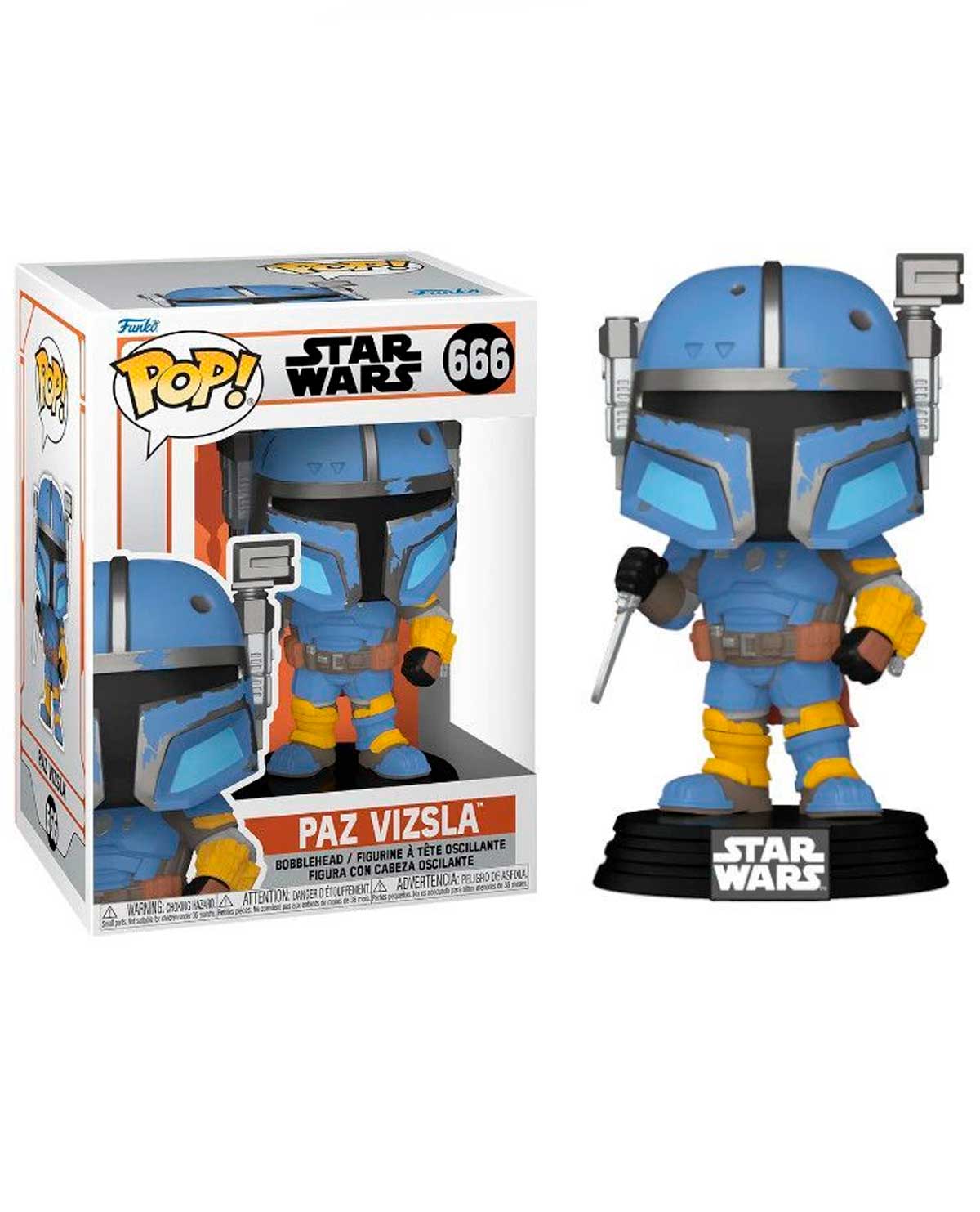 FIGURA POP STAR WARS THE MANDALORIAN PAZ VIZSLA - Image 3