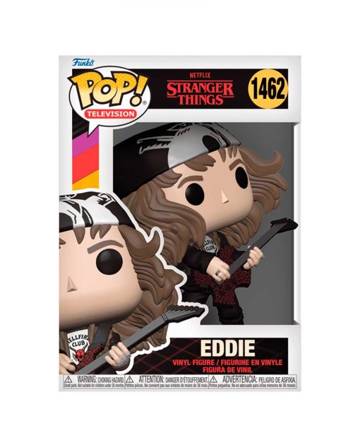 FIGURA POP STRANGER THINGS HUNTER EDDIE CON GUITARRA METALICA - Image 2
